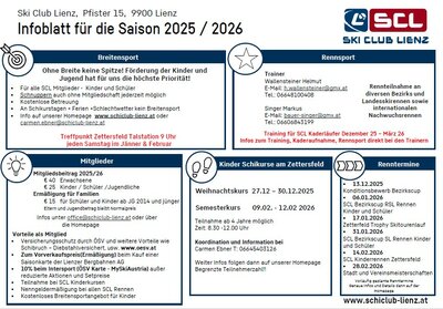 SCL Infoblatt 2025/26