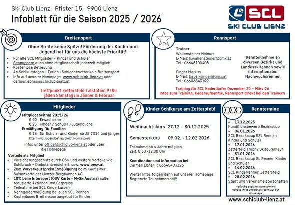 SCL Infoblatt 2025/26