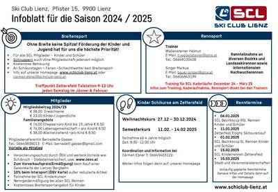 SCL Infoblatt 2025/26