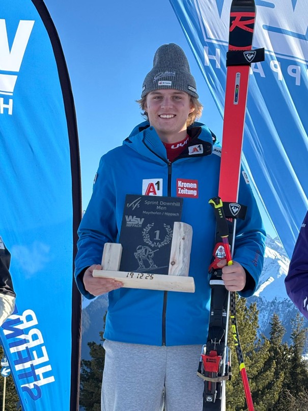 Erfolg bei FIS Abfahrt für Nicolas Tabernig in Mayerhofen